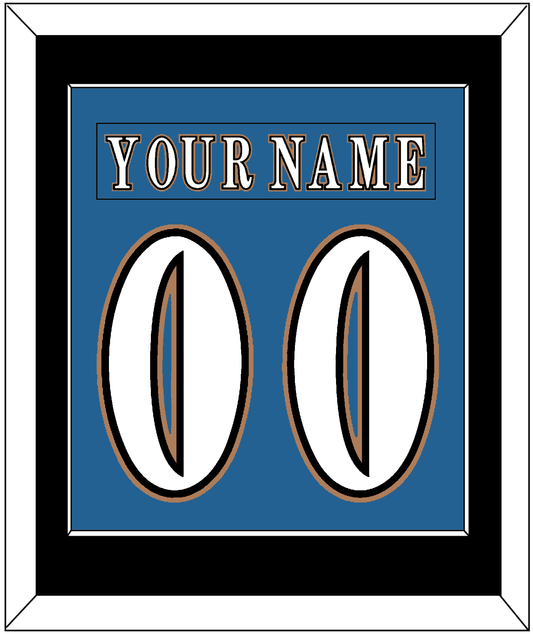 Washington Nameplate & Number (Back) Combined - Road Blue (1995-2000) - Essential Tier 3