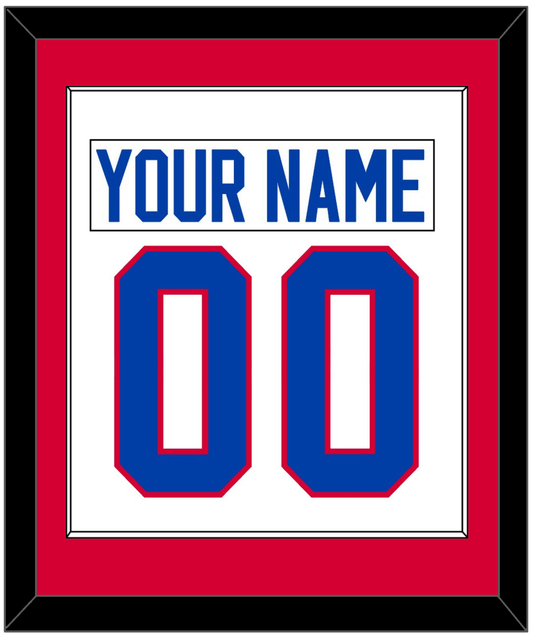 Washington Nameplate & Number (Back) Combined - Home White (1979-1987) - Essential Tier 1