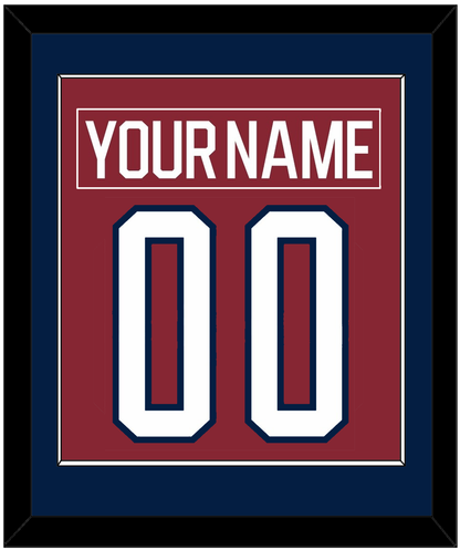 Washington Nameplate & Number (Back) Combined - 2015 Winter Classic Garnet - Essential Tier 2