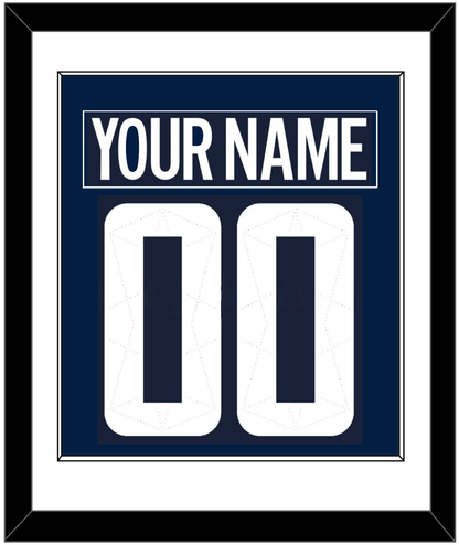 Washington Nameplate & Number (Back) Combined - 2018 Stadium Series Blue - Essential Tier 1