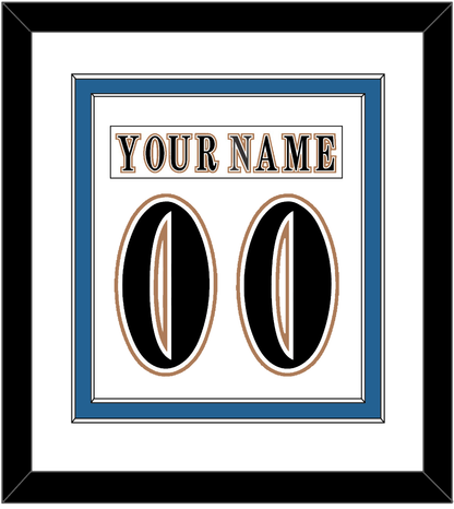 Washington Nameplate & Number (Back) Combined - Home White (1995-2007) - Signature Tier 1