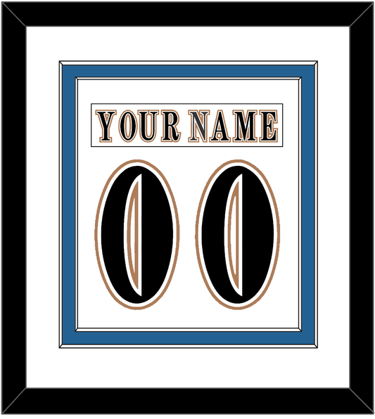 Washington Nameplate & Number (Back) Combined - Home White (1995-2007) - Signature Tier 1