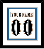 Washington Nameplate & Number (Back) Combined - Home White (1995-2007) - Double Mat 1