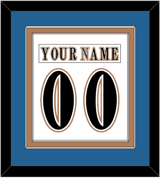 Washington Nameplate & Number (Back) Combined - Home White (1995-2007) - Signature Tier 2