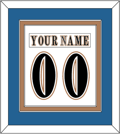 Washington Nameplate & Number (Back) Combined - Home White (1995-2007) - Signature Tier 2