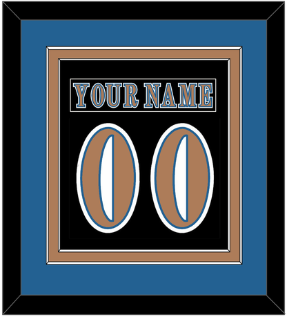 Washington Nameplate & Number (Back) Combined - Road Black (1997-2007) - Signature Tier 2