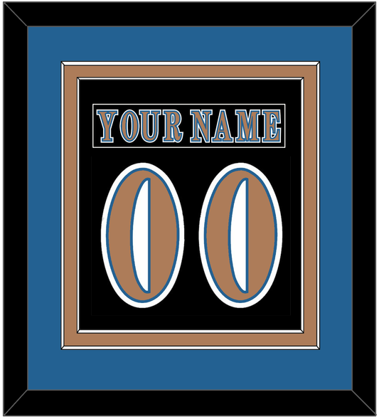 Washington Nameplate & Number (Back) Combined - Road Black (1997-2007) - Signature Tier 2