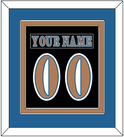 Washington Nameplate & Number (Back) Combined - Road Black (1997-2007) - Signature Tier 2