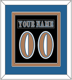 Washington Nameplate & Number (Back) Combined - Road Black (1997-2007) - Double Mat 2
