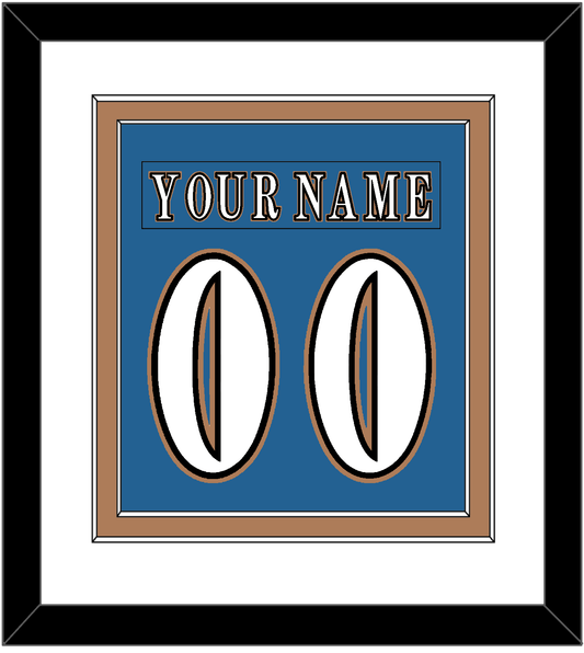 Washington Nameplate & Number (Back) Combined - Road Blue (1995-2000) - Signature Tier 1