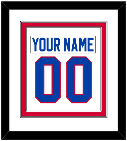 Washington Nameplate & Number (Back) Combined - Home White (1979-1987) - Signature Tier 1