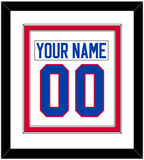 Washington Nameplate & Number (Back) Combined - Home White (1979-1987) - Double Mat 1