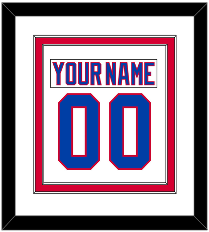 Washington Nameplate & Number (Back) Combined - 2011 Winter Classic White - Signature Tier 1