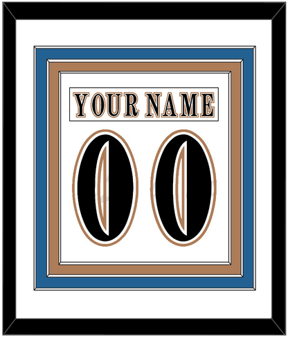 Washington Nameplate & Number (Back) Combined - Home White (1995-2007) - Premier Tier 1