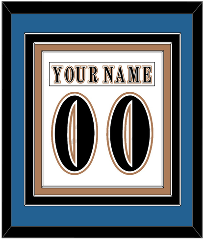 Washington Nameplate & Number (Back) Combined - Home White (1995-2007) - Premier Tier 2