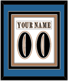 Washington Nameplate & Number (Back) Combined - Home White (1995-2007) - Triple Mat 2