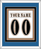 Washington Nameplate & Number (Back) Combined - Home White (1995-2007) - Triple Mat 2