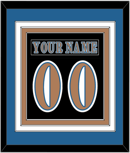 Washington Nameplate & Number (Back) Combined - Road Black (1997-2007) - Premier Tier 2