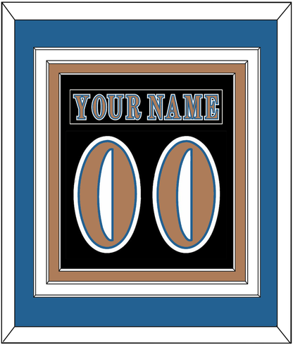 Washington Nameplate & Number (Back) Combined - Road Black (1997-2007) - Premier Tier 2