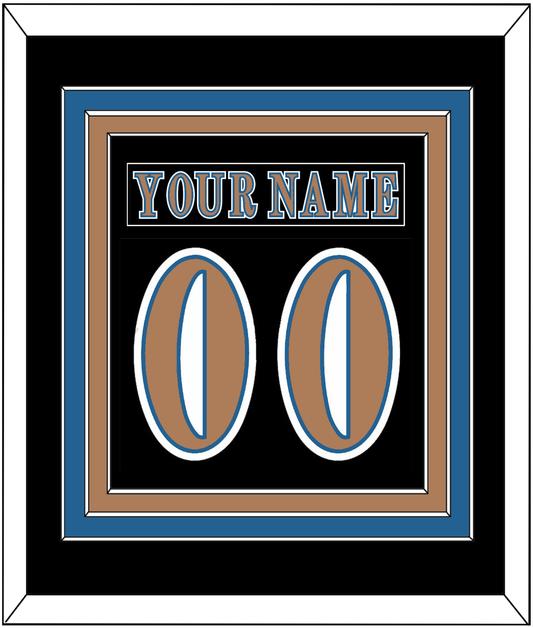 Washington Nameplate & Number (Back) Combined - Road Black (1997-2007) - Premier Tier 3