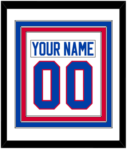Washington Nameplate & Number (Back) Combined - Home White (1979-1987) - Premier Tier 1