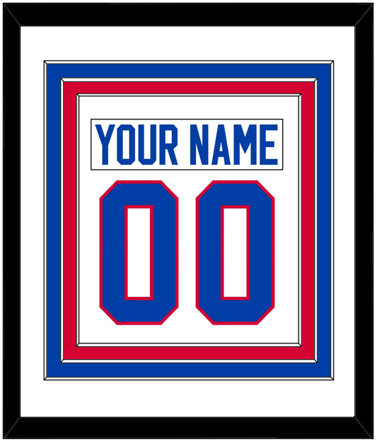 Washington Nameplate & Number (Back) Combined - Home White (1979-1987) - Premier Tier 1
