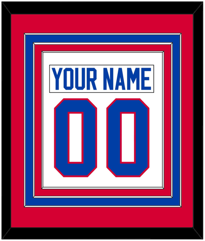 Washington Nameplate & Number (Back) Combined - Home White (1979-1987) - Premier Tier 2