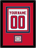 Washington Nameplate & Number (Back) Combined, With Stanley Cup Finals Patch - Road White - Triple Mat 2