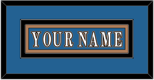 Washington Nameplate - Road Blue (1995-2000) - Signature Tier 2
