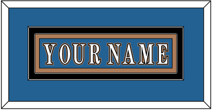 Washington Nameplate - Road Blue (1995-2000) - Signature Tier 2