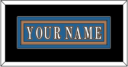 Washington Nameplate - Road Blue (1995-2000) - Signature Tier 3