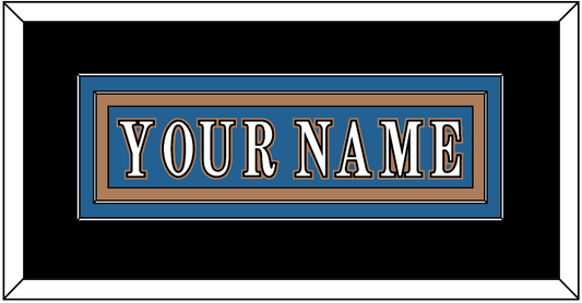 Washington Nameplate - Road Blue (1995-2000) - Signature Tier 3