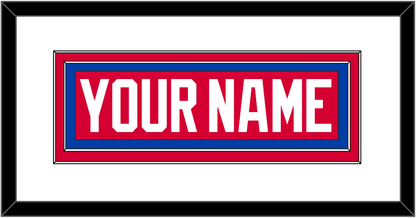Washington Nameplate - Road Red (1979-1987) - Signature Tier 1