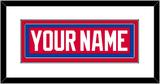 Washington Nameplate - Road Red (1979-1987) - Double Mat 1