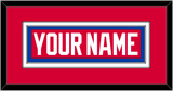 Washington Nameplate - Road Red (1979-1987) - Double Mat 2