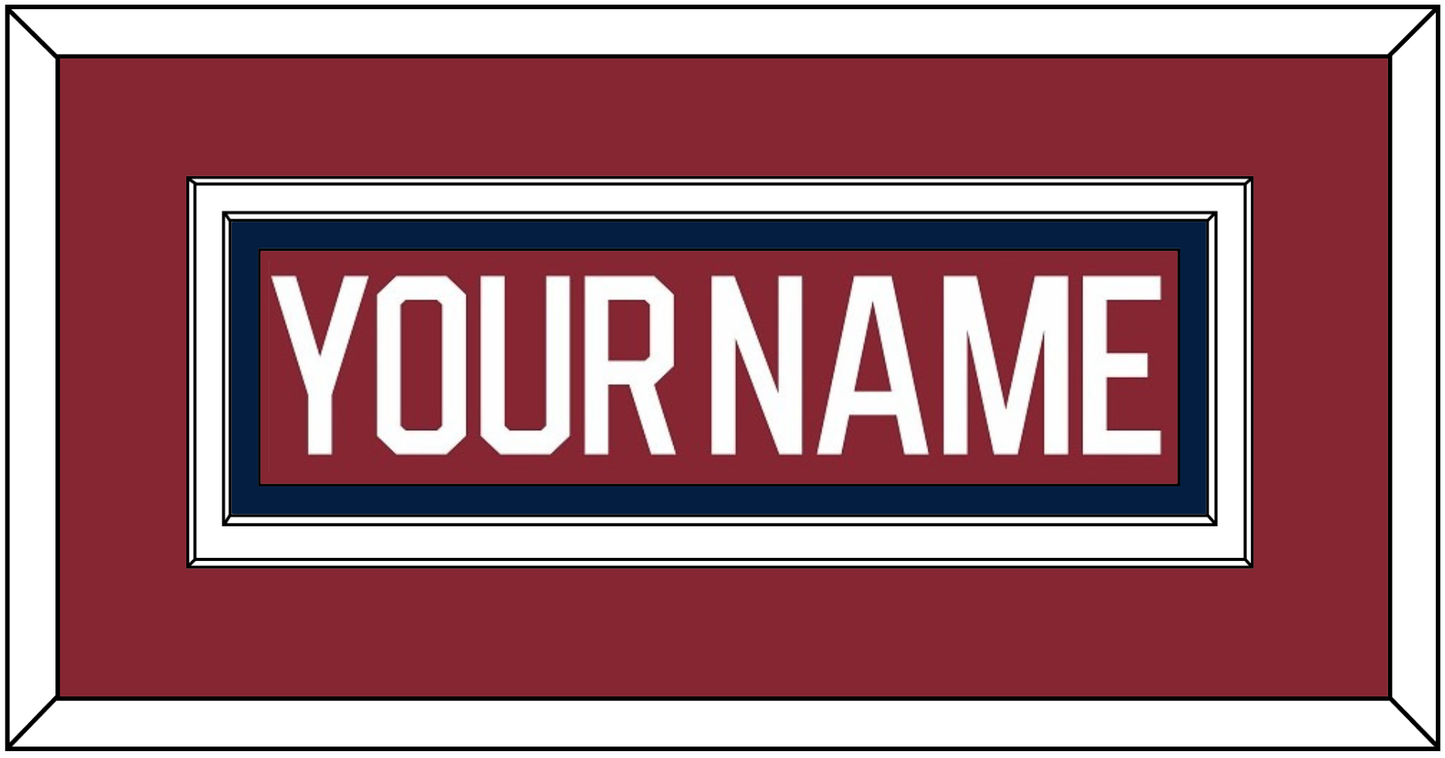 Washington Nameplate - 2015 Winter Classic Garnet - Signature Tier 2