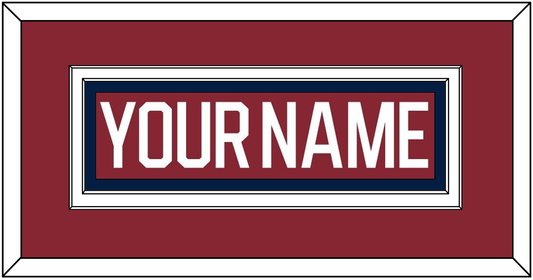 Washington Nameplate - 2015 Winter Classic Garnet - Signature Tier 2