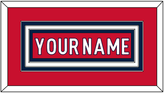 Washington Nameplate - Home Red - Premier Tier 1
