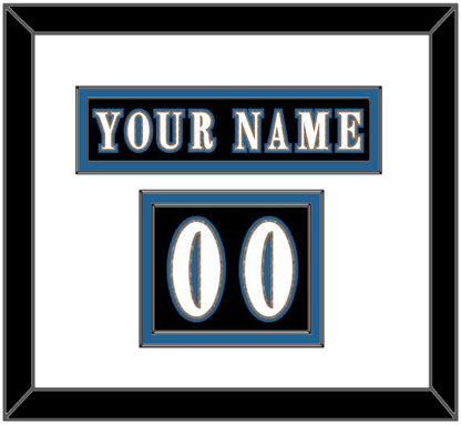 Washington Nameplate & Number (Shoulder) - Alternate Black (2024-2025) - Signature Tier 1