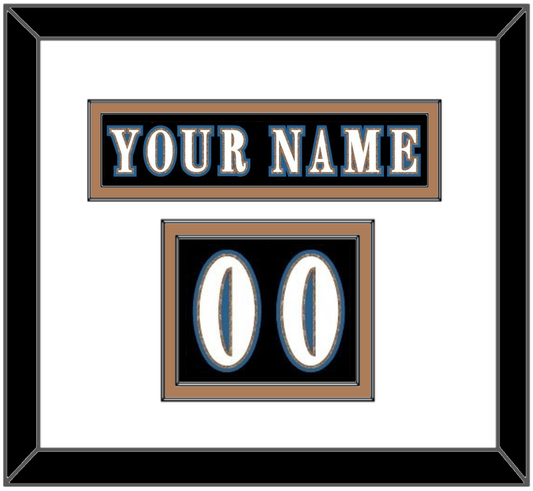 Washington Nameplate & Number (Shoulder) - Alternate Black (2024-2025) - Signature Tier 2