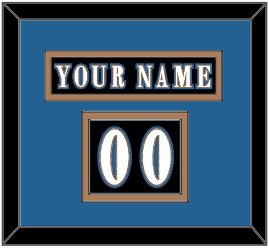 Washington Nameplate & Number (Shoulder) - Alternate Black (2024-2025) - Signature Tier 3