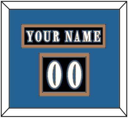 Washington Nameplate & Number (Shoulder) - Alternate Black (2024-2025) - Signature Tier 3