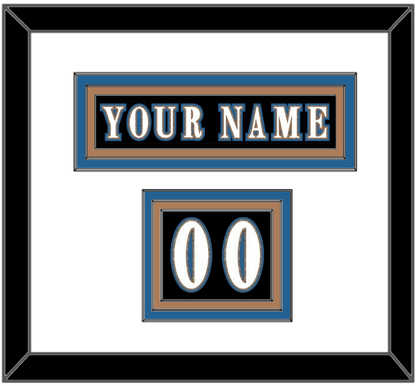 Washington Nameplate & Number (Shoulder) - Alternate Black (2024-2025) - Premier Tier 1