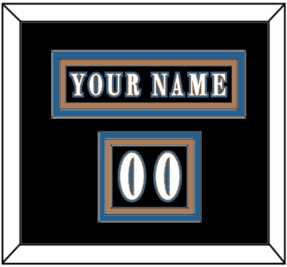 Washington Nameplate & Number (Shoulder) - Alternate Black (2024-2025) - Premier Tier 2