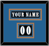Washington Nameplate & Number (Shoulder) - Alternate Black (2024-2025) - Triple Mat 3