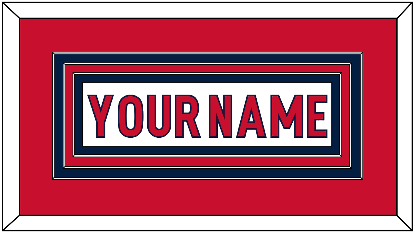 Washington Nameplate - Road White - Premier Tier 1