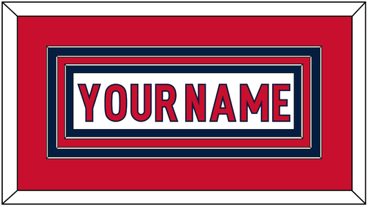 Washington Nameplate - Road White - Premier Tier 1
