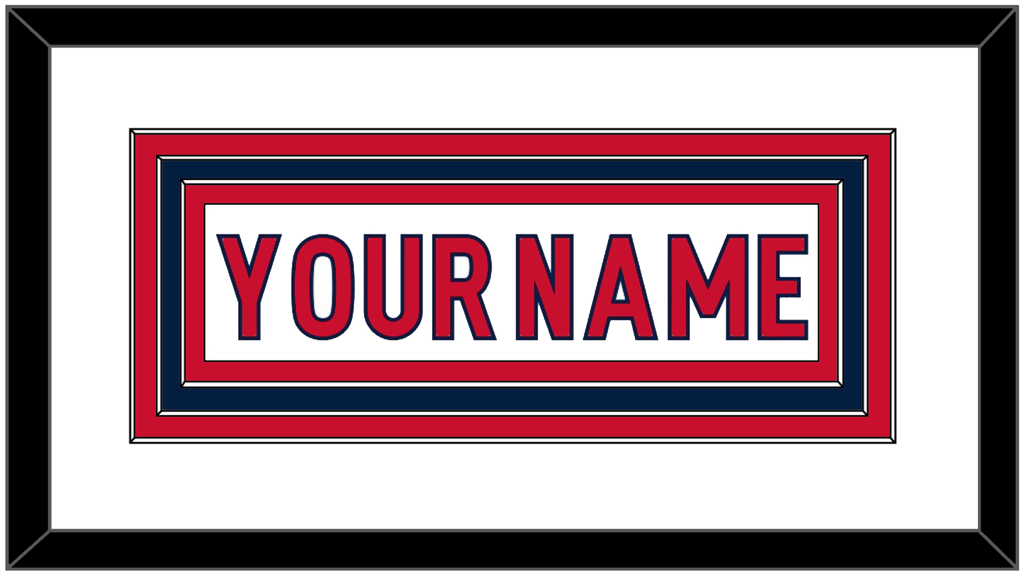 Washington Nameplate - Road White - Premier Tier 2