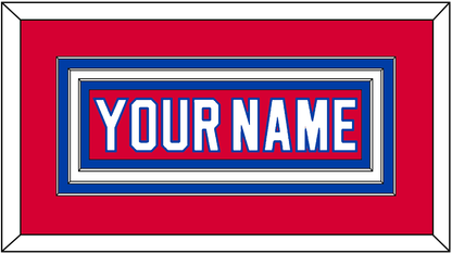 Washington Nameplate - Road Red (1987-1995) - Premier Tier 1