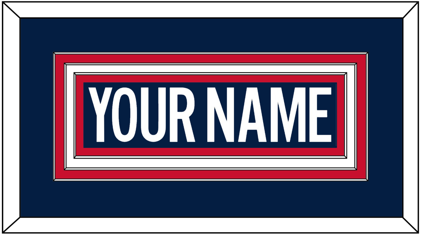 Washington Nameplate - Alternate Blue (2018-2024) - Premier Tier 1